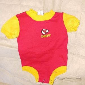 Kansas City Chief's baby onesie sz 6-9 mo.